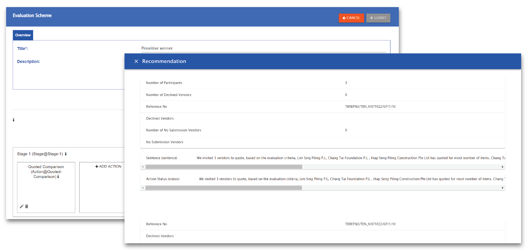 Strategic Sourcing TenderBoard