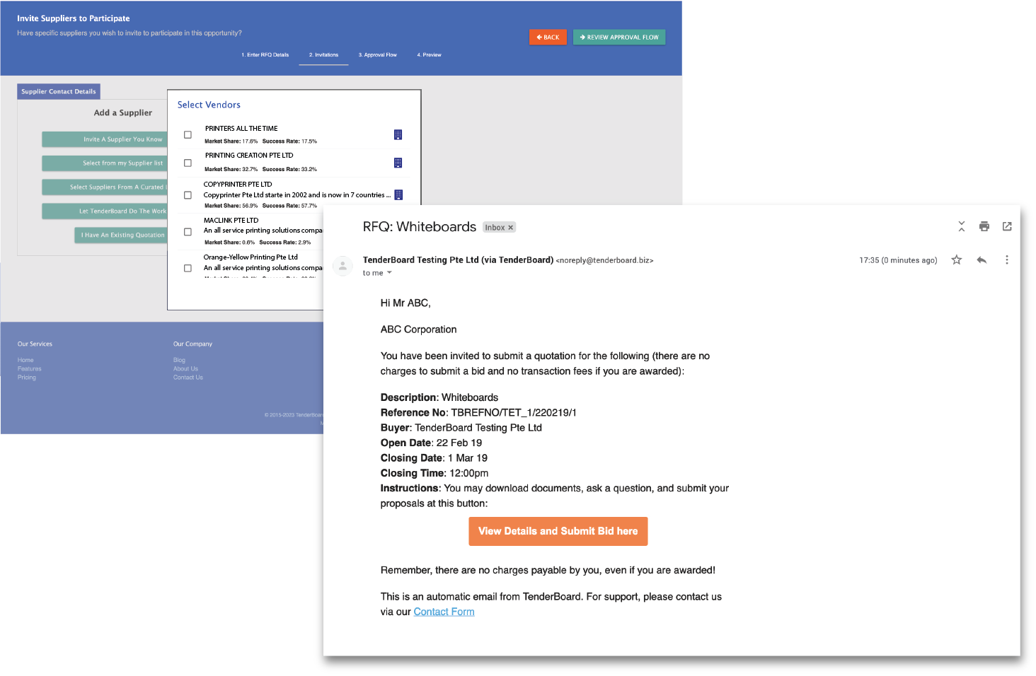 Supplier Management eProcurement TenderBoard Procurement